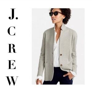J. Crew Light Gray Knit Blazer